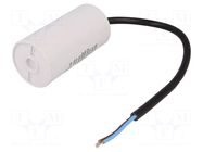 Capacitor: polypropylene; motors, run; 16uF; 450V; Ø40x78mm; ±10% MIFLEX