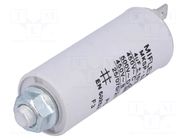 Capacitor: polypropylene; motors, run; 4uF; 450V; Ø25x58mm; ±10% MIFLEX
