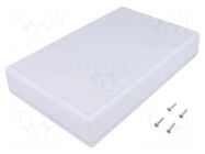 Enclosure: multipurpose; X: 140mm; Y: 220mm; Z: 40mm; 1599; ABS; grey HAMMOND