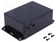 Enclosure: multipurpose; X: 82mm; Y: 110mm; Z: 44mm; 1591; ABS; black HAMMOND