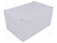 Enclosure: multipurpose; X: 120mm; Y: 180mm; Z: 90mm; 1555; ABS; grey HAMMOND