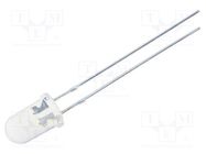 LED; 5mm; yellow; 4200÷5800mcd; 15°; Front: convex; No.of term: 2 OPTOSUPPLY