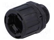 Straight terminal connector; Thread: PG,outside; polyamide; IP66 HELLERMANNTYTON