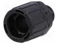 Straight terminal connector; Thread: PG,outside; polyamide; IP66 HELLERMANNTYTON