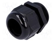 Cable gland; PG29; IP68; polyamide; black; HELUTOP HT-PG HELUKABEL