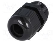 Cable gland; PG13,5; IP68; polyamide; black; HELUTOP HT-PG HELUKABEL