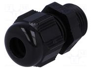 Cable gland; PG9; IP68; polyamide; black; HELUTOP HT-PG HELUKABEL