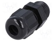 Cable gland; PG7; IP68; polyamide; black; HELUTOP HT-PG HELUKABEL