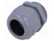 Cable gland; PG29; IP68; polyamide; dark grey; HELUTOP HT-PG HELUKABEL