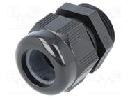 Cable gland; M25; 1.5; IP68; polyamide; black; HELUTOP HT-M HELUKABEL