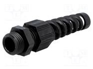 Cable gland; with strain relief; PG9; 1.5; IP68; polyamide; black HELUKABEL