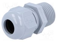 Cable gland; NPT1/2"; IP68; polyamide; dark grey; HELUTOP HT-NPT HELUKABEL