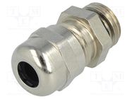 Cable gland; M12; 1.5; IP68; brass; Body plating: nickel HELUKABEL