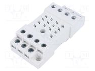 Socket; PIN: 14; 10A; 250VAC; for DIN rail mounting; -40÷70°C; R15 RELPOL