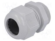 Cable gland; M25; 1.5; IP68; polyamide; grey FIBOX