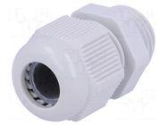 Cable gland; M16; 1.5; IP68; polyamide; grey FIBOX