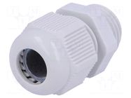Cable gland; M16; 1.5; IP68; polyamide; grey FIBOX