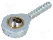 Ball joint; 5mm; M5; 0.8; right hand thread,outside; brass,steel ELESA+GANTER