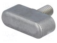 Knob wing; Ext.thread: M8; 16mm; stainless steel; W: 36mm ELESA+GANTER