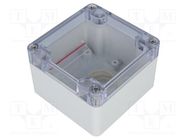 Enclosure: multipurpose; X: 80mm; Y: 82mm; Z: 55mm; polycarbonate GAINTA