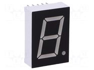 Display: LED; 7-segment; 20.32mm; 0.8"; No.char: 1; red; 16mcd; anode WENRUN