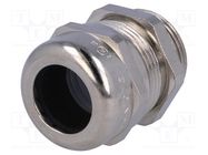 Cable gland; M25; 1.5; IP68; brass; Body plating: nickel; SKINTOP® LAPP