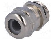 Cable gland; PG13,5; IP68; brass; Body plating: nickel LAPP