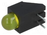 LED; in housing; 5mm; No.of diodes: 1; yellow; 20mA; 60°; 5÷20mcd KINGBRIGHT ELECTRONIC