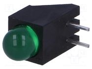 LED; in housing; 5mm; No.of diodes: 1; green; 20mA; 60°; 5÷20mcd KINGBRIGHT ELECTRONIC