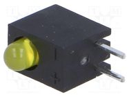 LED; in housing; 3mm; No.of diodes: 1; yellow; 20mA; 60°; 5÷15mcd KINGBRIGHT ELECTRONIC