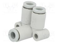 Push-in fitting; angled 90°; -1÷10bar; polypropylene; -5÷60°C SMC