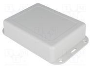 Enclosure: multipurpose; X: 94mm; Y: 120mm; Z: 32mm; ABS; grey MASZCZYK