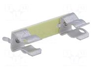 Fuse holder; SNAP-IN; 6.3x32mm; 15A; UL94V-0; Plating: tinned KEYSTONE