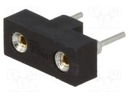 Fuse holder; miniature fuses; 5A; thermoplastic; UL94V-0; 250VAC KEYSTONE