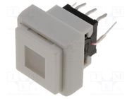 Switch: keypad; Pos: 2; DPDT; 0.1A/30VDC; white; LED; red/green; THT HIGHLY ELECTRIC