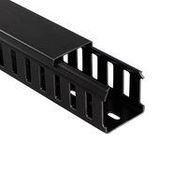 CLOSED SLOT DUCT, PVC, BLK, 50X25MM,PK12