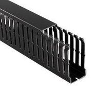 NARROW SLOT DUCT, PVC, BLK, 50X25MM,PK12