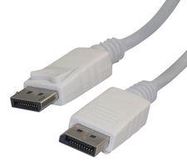 CABLE, DISPLAYPORT PLUG-PLUG, 1M, WHITE