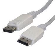 CABLE, DISPLAYPORT PLUG-PLUG, 3M, WHITE