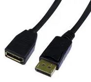 CABLE, DISPLAYPORT PLUG-RCPT, 1M