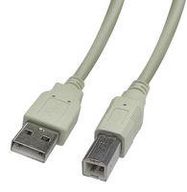 USB CABLE, 2.0 TYPE A PLUG-B PLUG, 2M