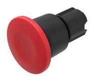 SWITCH ACTUATOR, MUSHROOM HEAD PB, RED