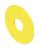 SWITCH LEGEND, PLASTIC, YELLOW