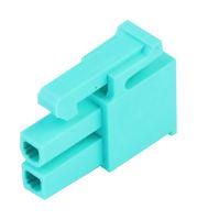 CONN HOUSING, RCPT, 6POS, 4.2MM, GRN