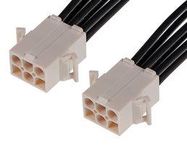 CABLE ASSY, 6P WTB PLUG-PLUG, 5.9"