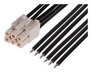 CABLE ASSY, 6P WTB RCPT-FREE END, 11.8"