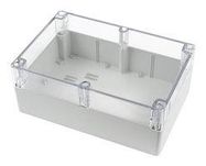 ENCLOSURE, SMALL, PC, GREY/CLEAR