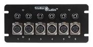 FLOOR/WALL PANEL, 12 PORT, XLR-1/4" JACK