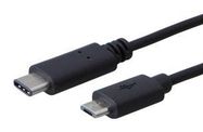 USB CABLE, 2.0 TYPE C-MICRO B PLUG, 3FT