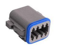 AUTOMOTIVE CONN, PLUG, 8POS, 13A, 250VDC